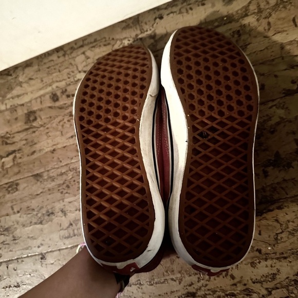 Vans Pink Old Skool Canvas Sneakers Iridescent eyelets - Picture 6 of 7